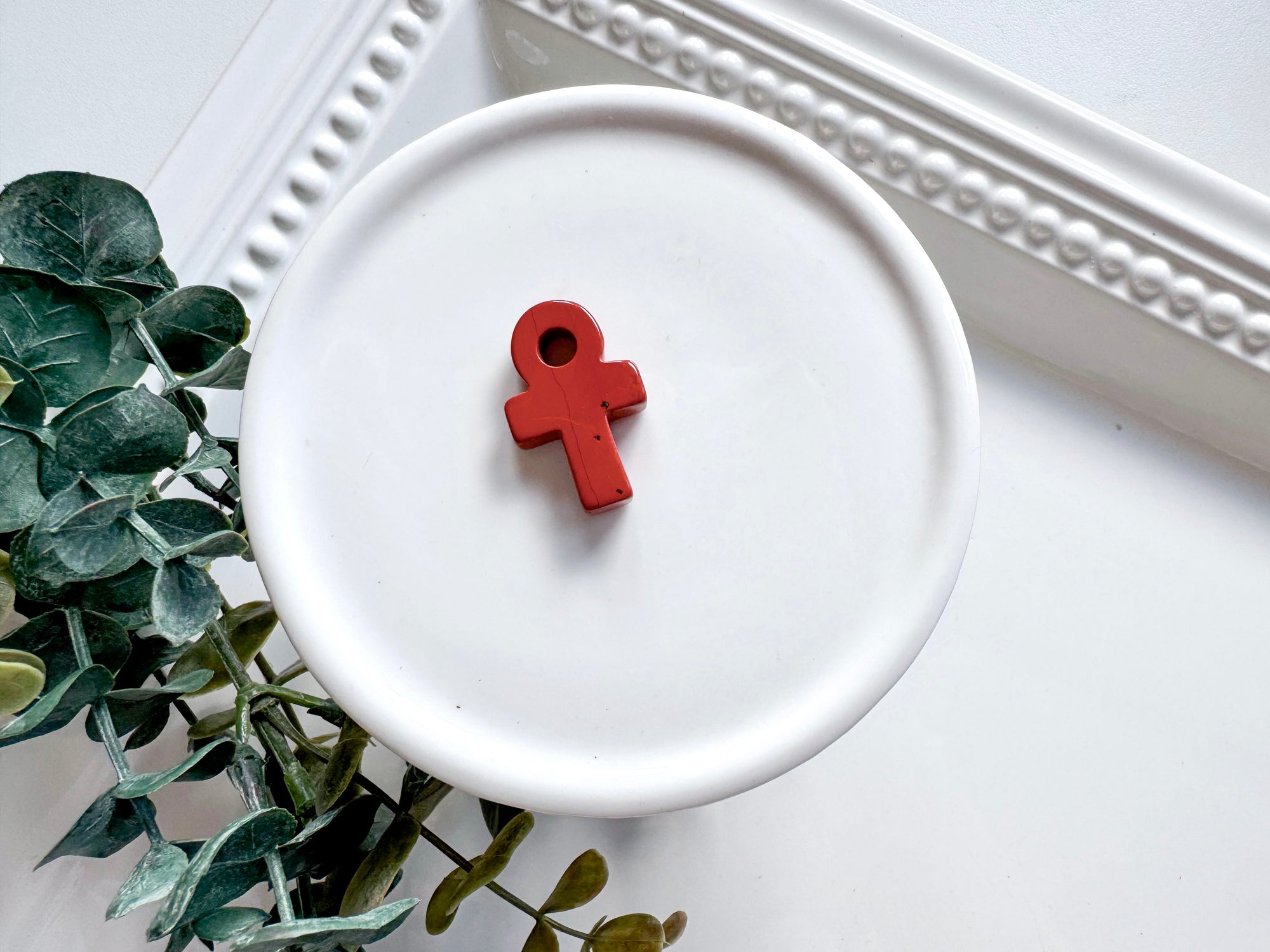 Mini Ankh Crystal Carving