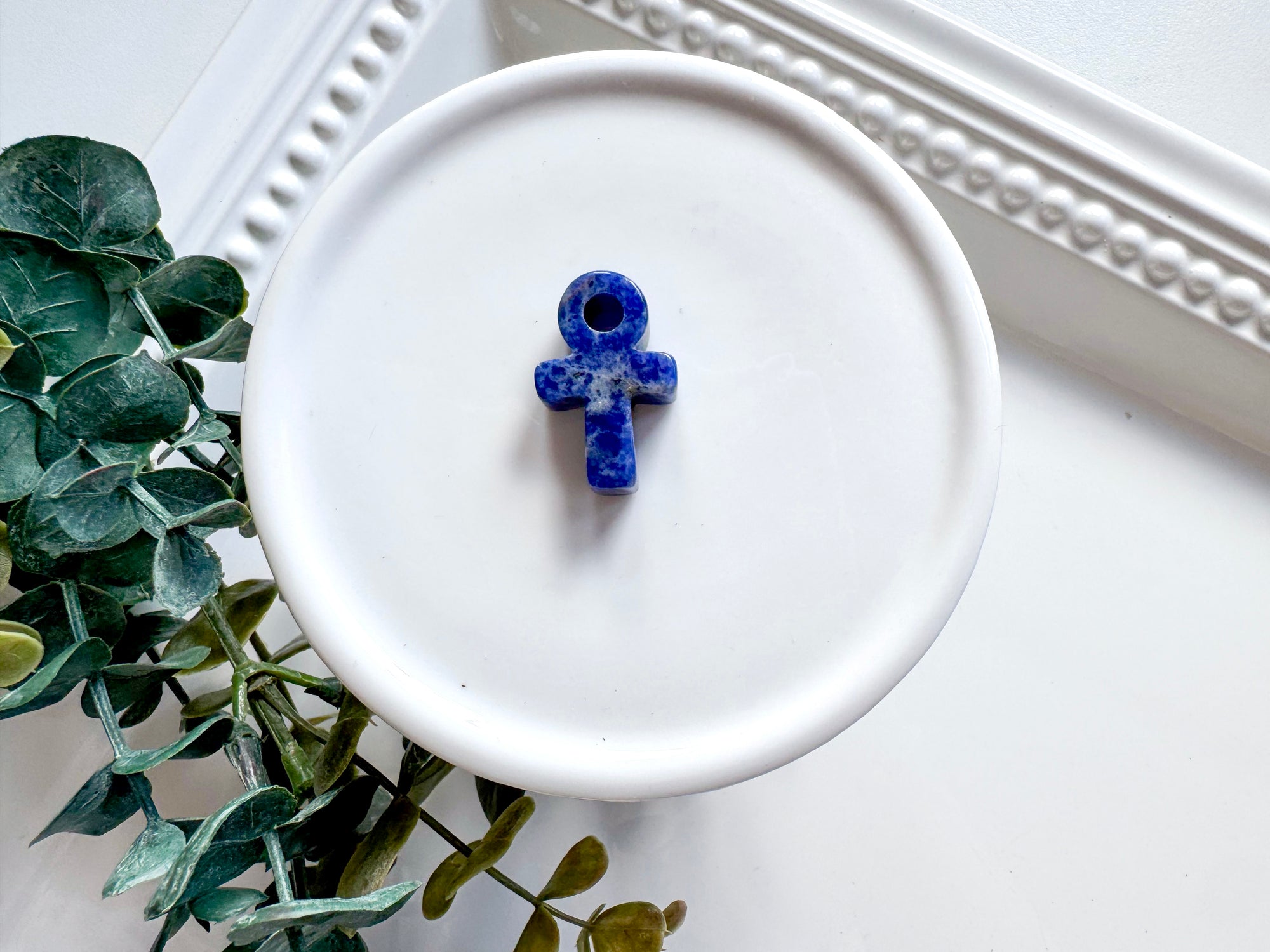 Mini Ankh Crystal Carving