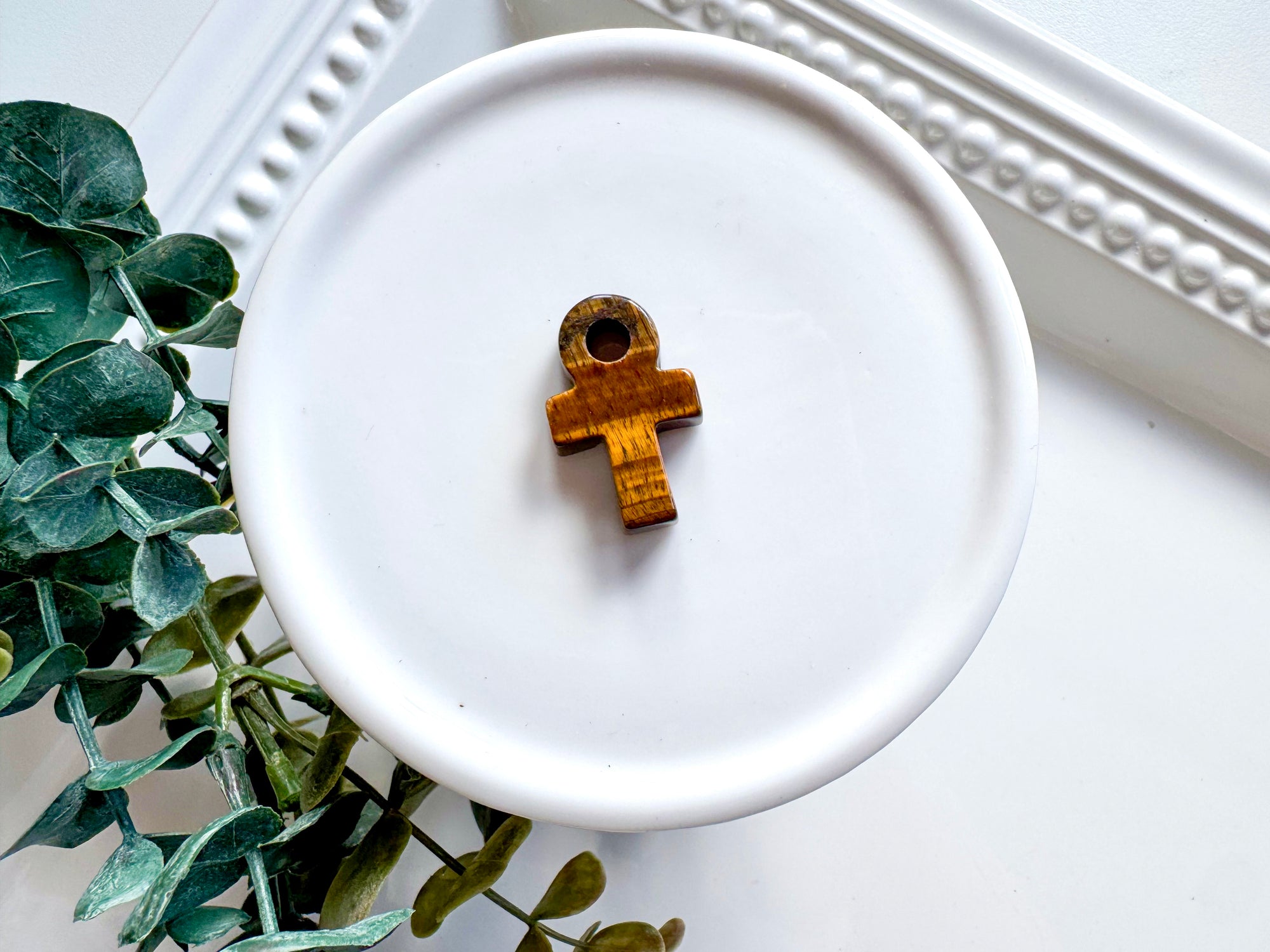 Mini Ankh Crystal Carving