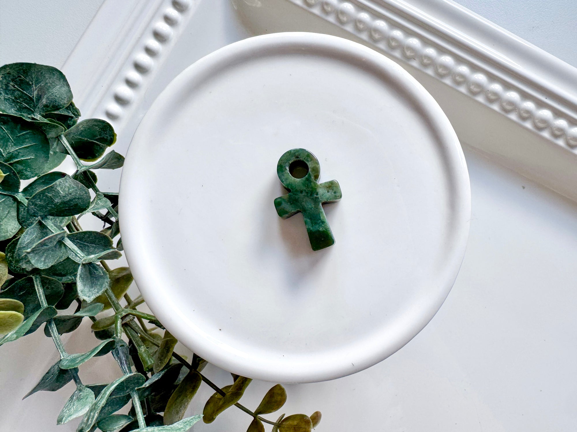 Mini Ankh Crystal Carving