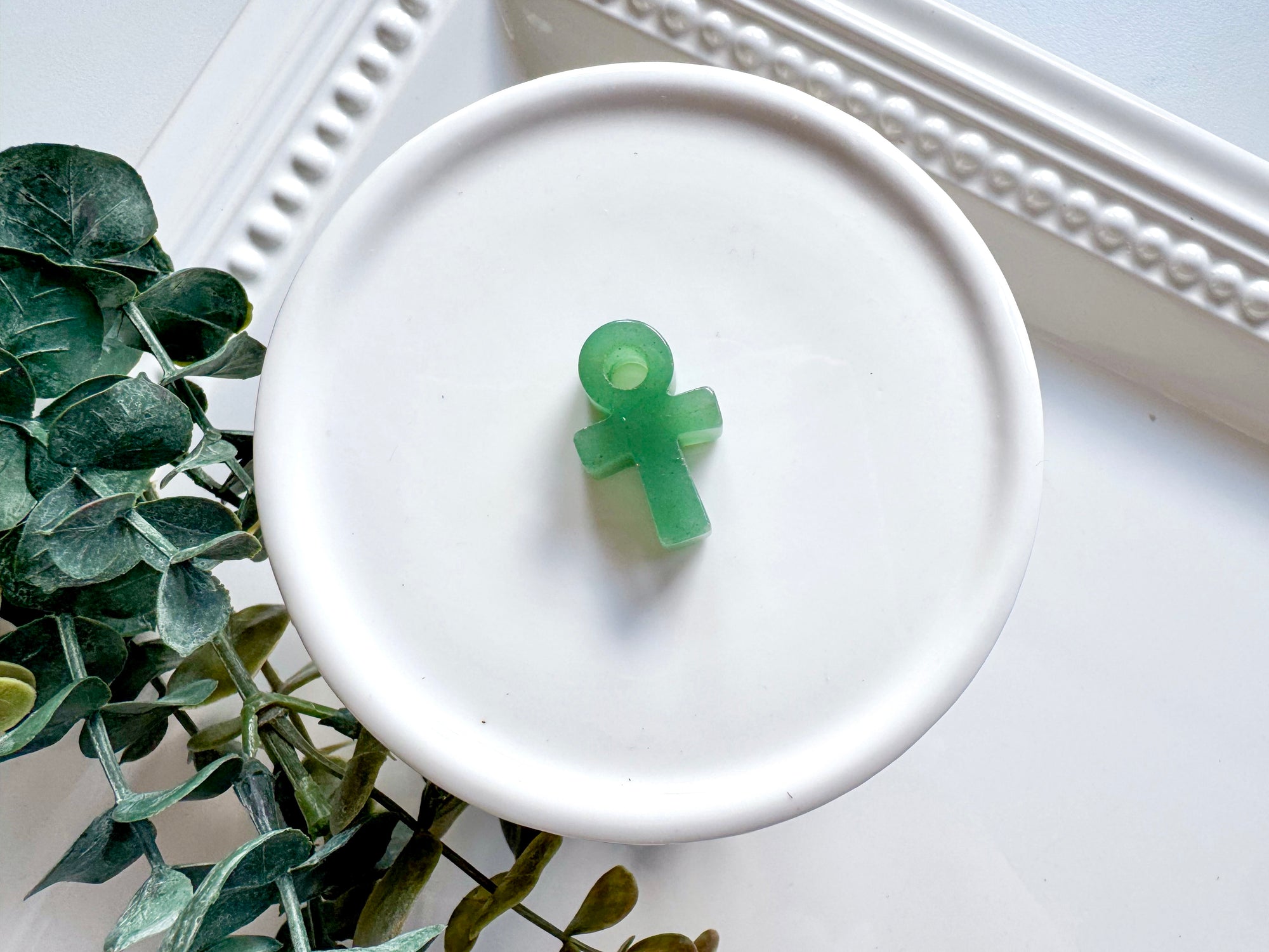 Mini Ankh Crystal Carving