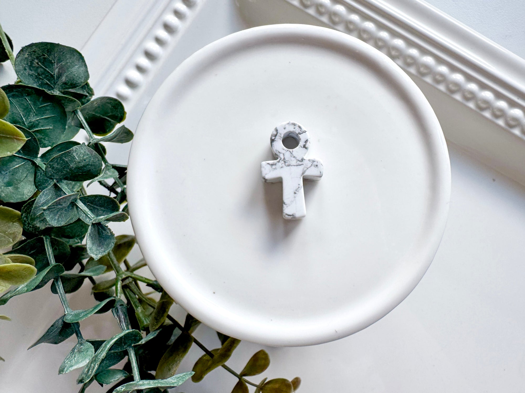 Mini Ankh Crystal Carving