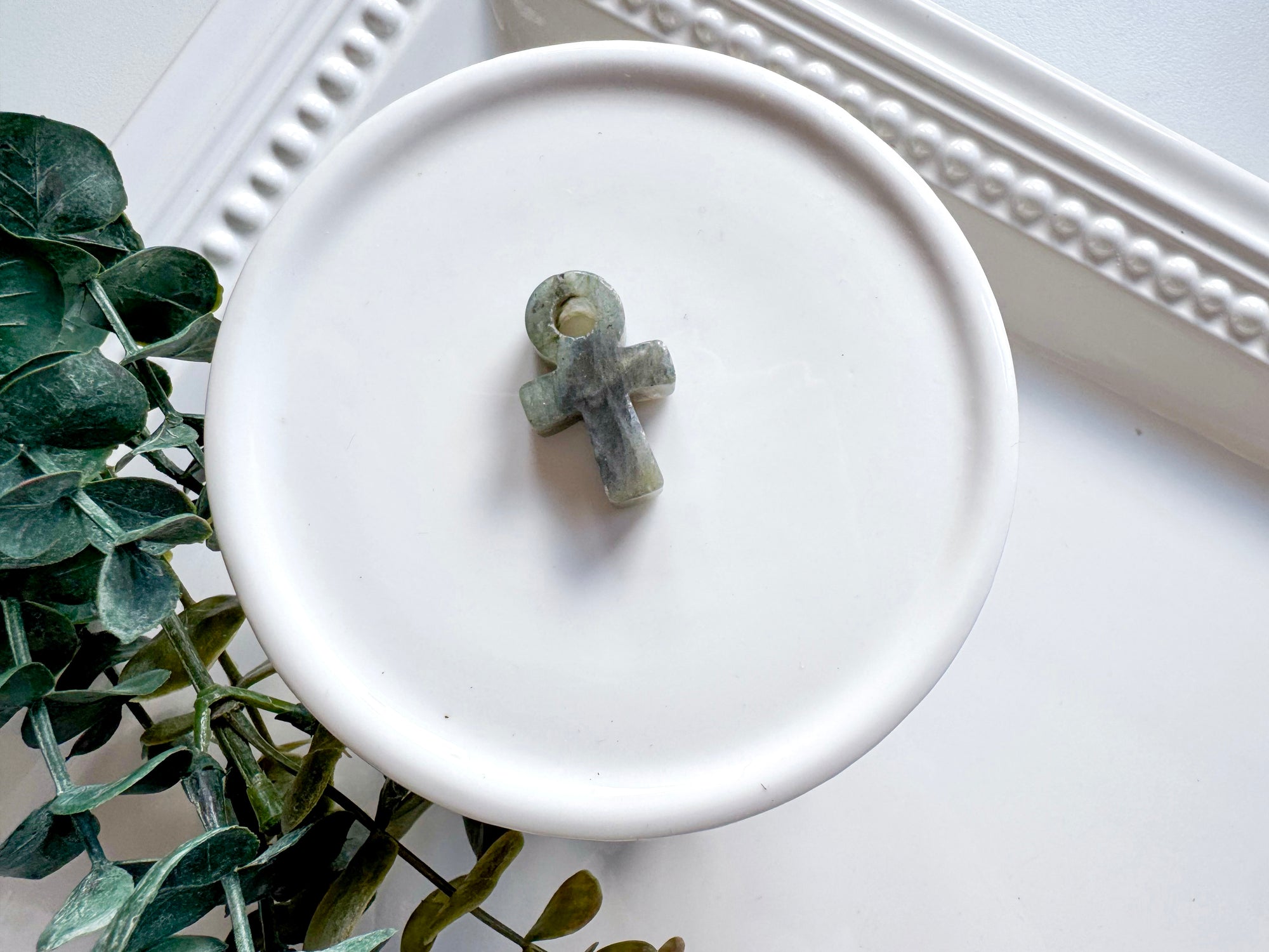Mini Ankh Crystal Carving