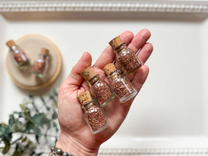 Mini Copper Wish Bottle