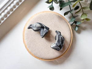 Mini Crow Crystal Carving