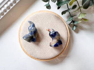 Mini Crow Crystal Carving