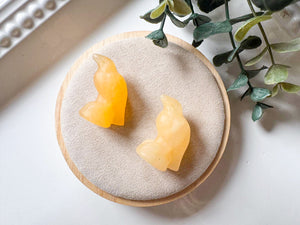 Mini Crow Crystal Carving