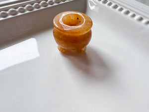 Mini Crystal Cauldron Carving || 1"