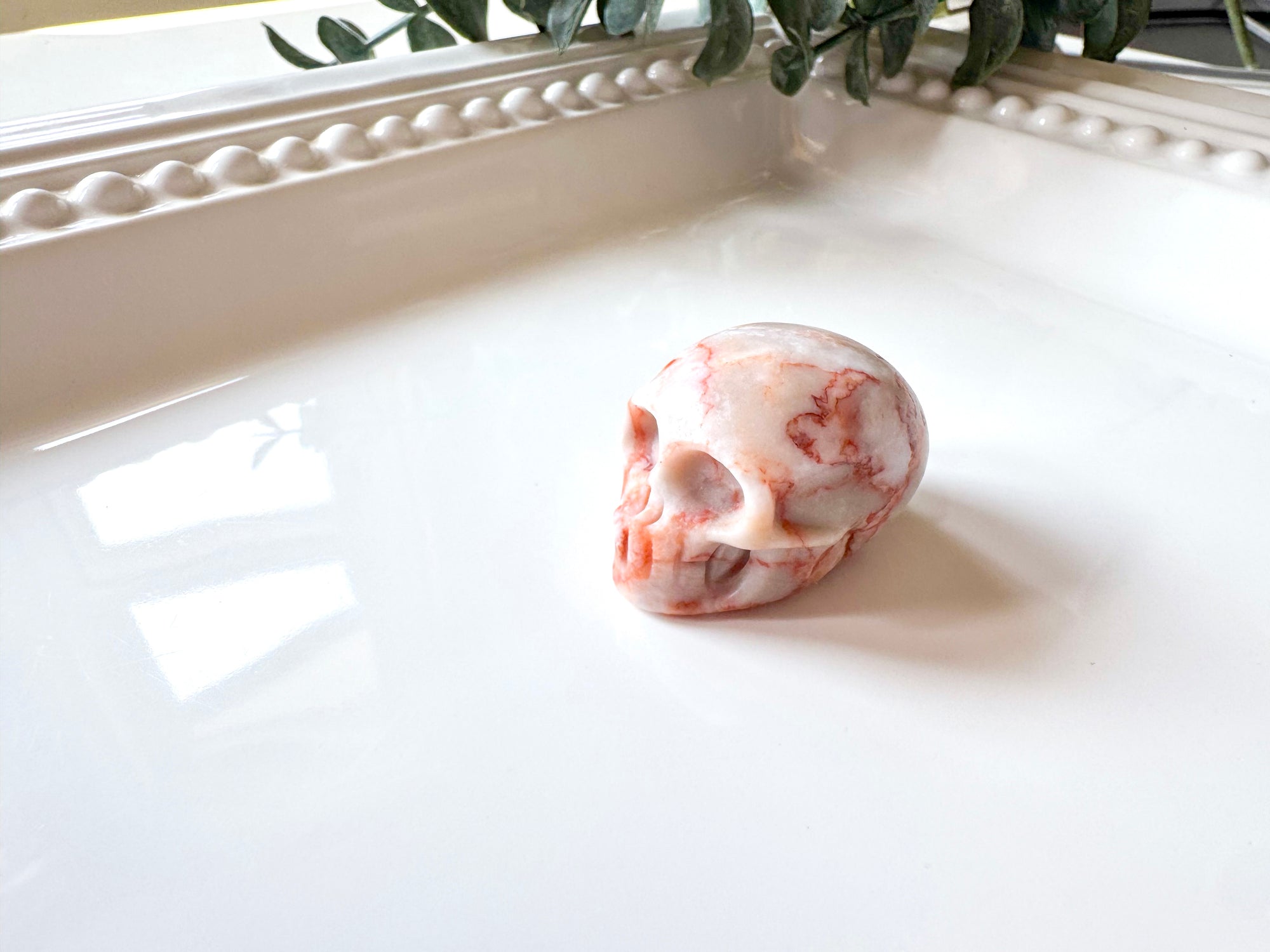 Mini Crystal Skull Carving