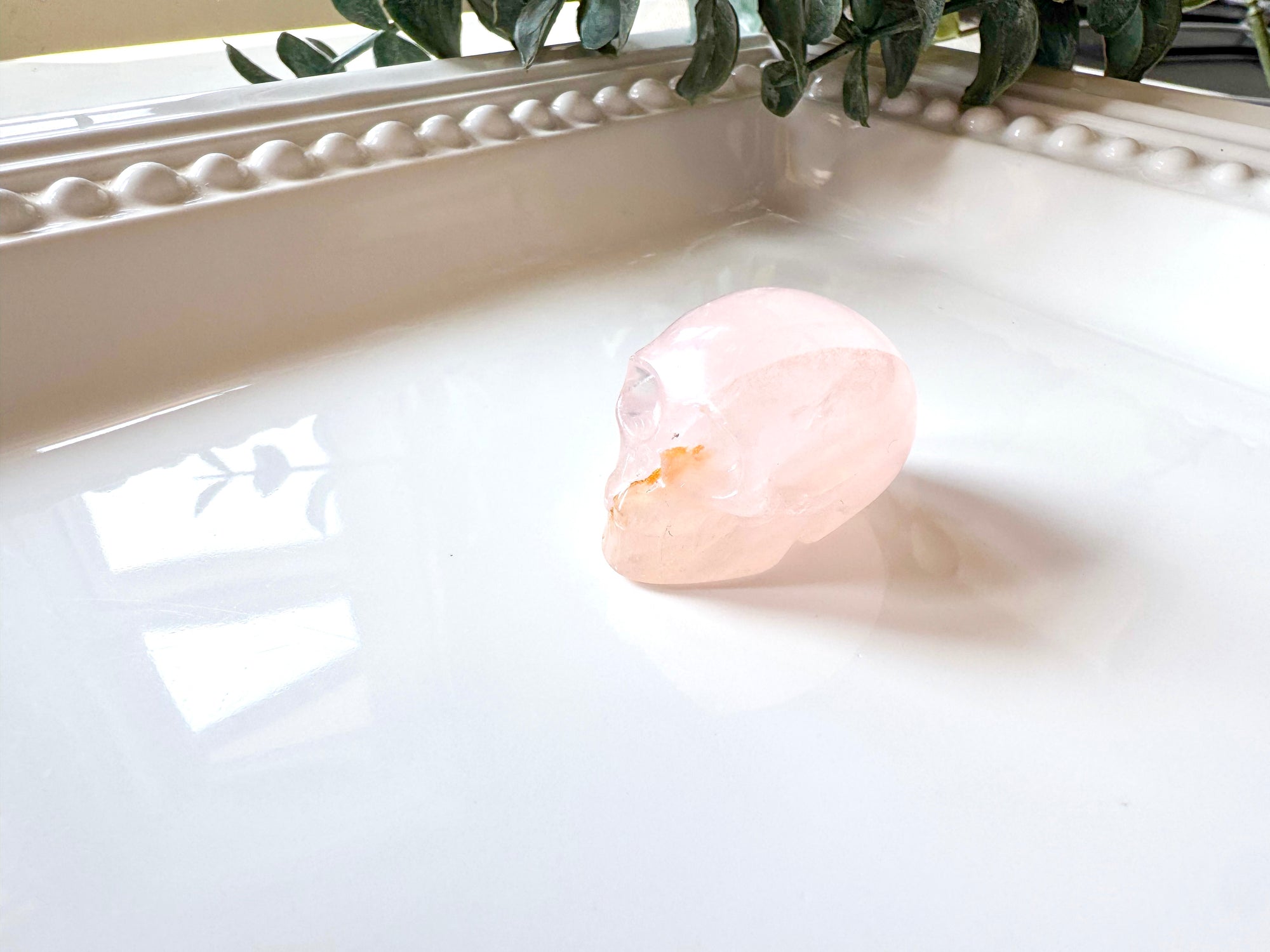 Mini Crystal Skull Carving