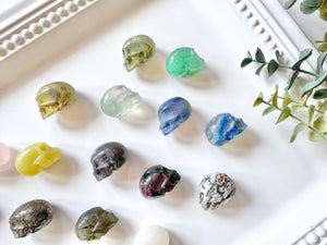 Mini Crystal Skull Carving