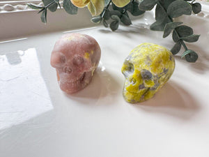 Mini Crystal Skull Carving
