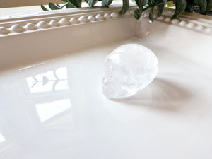 Mini Crystal Skull Carving