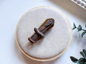 Mini Crystal Sword Carving