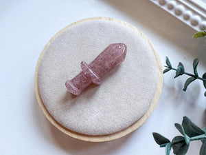 Mini Crystal Sword Carving