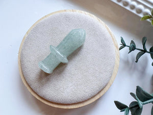 Mini Crystal Sword Carving