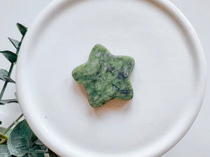 Mini Flat Star Crystal Carving