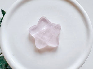 Mini Flat Star Crystal Carving