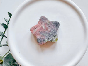 Mini Flat Star Crystal Carving