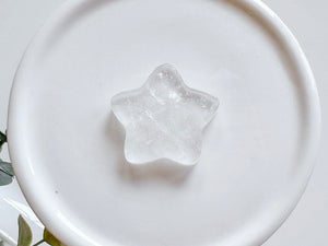 Mini Flat Star Crystal Carving