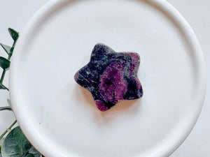 Mini Flat Star Crystal Carving