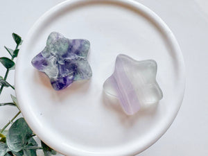 Mini Flat Star Crystal Carving