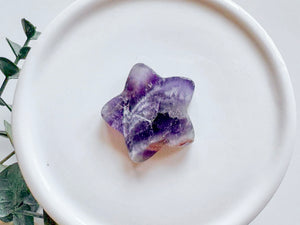 Mini Flat Star Crystal Carving