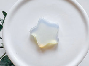 Mini Flat Star Crystal Carving