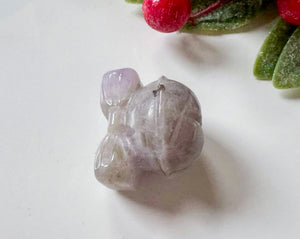 Mini Holiday Jingle Bell Crystal Carving