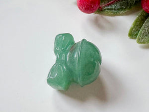 Mini Holiday Jingle Bell Crystal Carving