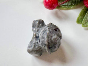 Mini Holiday Jingle Bell Crystal Carving