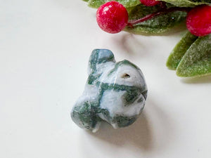 Mini Holiday Jingle Bell Crystal Carving