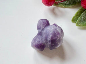 Mini Holiday Jingle Bell Crystal Carving