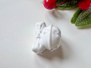 Mini Holiday Jingle Bell Crystal Carving