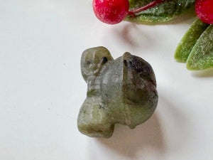 Mini Holiday Jingle Bell Crystal Carving