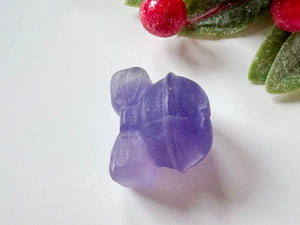 Mini Holiday Jingle Bell Crystal Carving