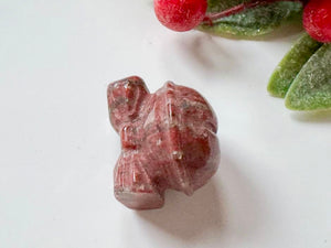 Mini Holiday Jingle Bell Crystal Carving