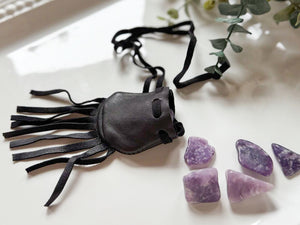 Mini Leather Fringe Pouch