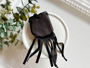 Mini Leather Fringe Pouch