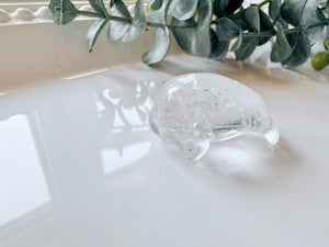 Mini Manatee Crystal Carving