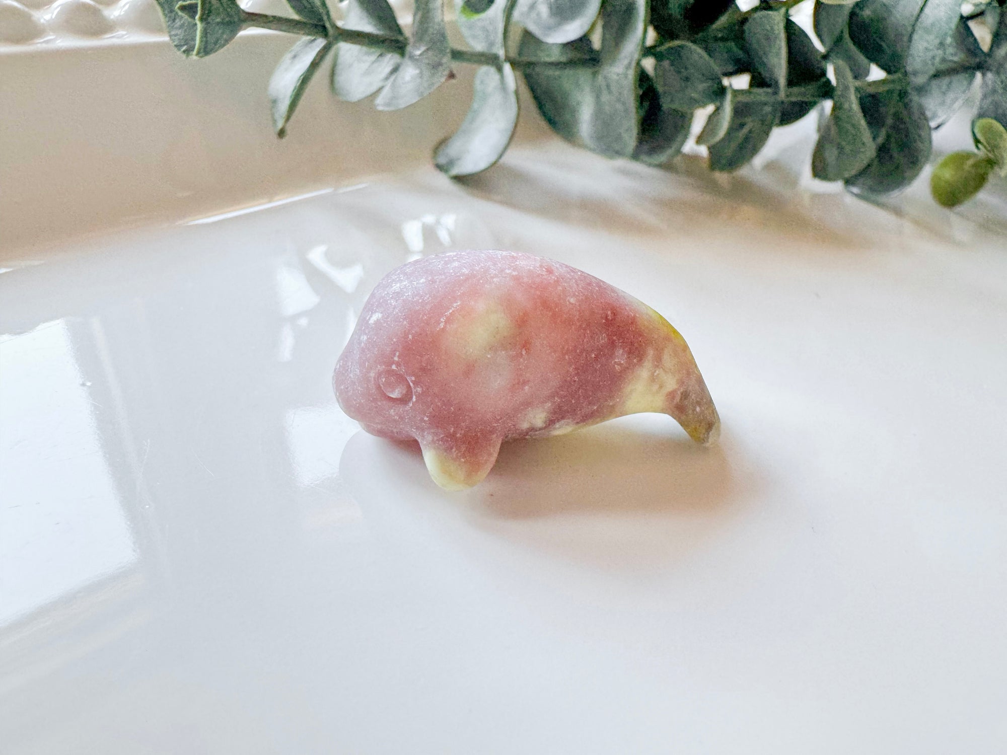 Mini Manatee Crystal Carving