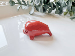 Mini Manatee Crystal Carving