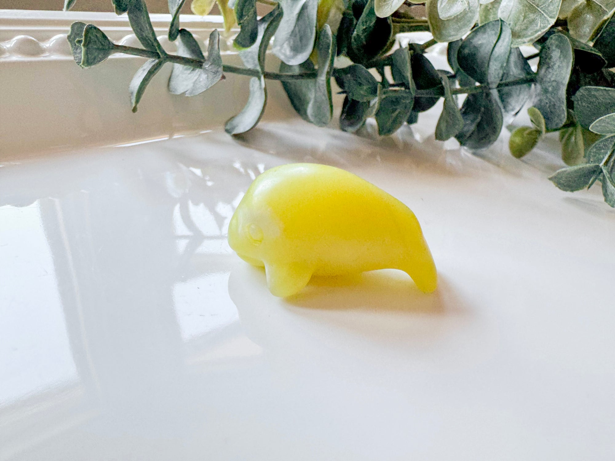 Mini Manatee Crystal Carving