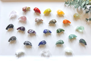 Mini Manatee Crystal Carving