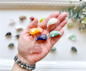 Mini Manatee Crystal Carving