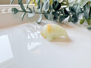 Mini Manatee Crystal Carving