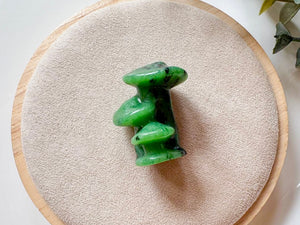 Mini Mushroom Family Crystal Carving