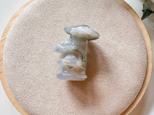 Mini Mushroom Family Crystal Carving