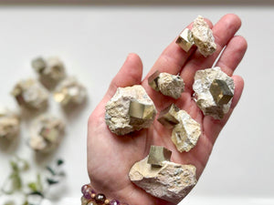 Mini Pyrite Cube in Matrix || Spain