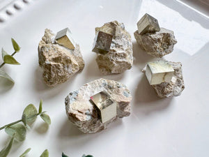 Mini Pyrite Cube in Matrix || Spain